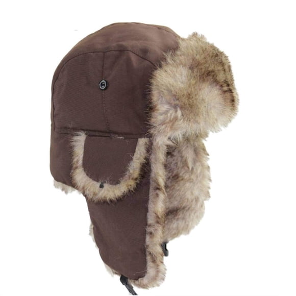 Gorro ASWER Trooper Winter 56-60 cm Café a prueba de viento