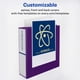 thumbnail image 3 of Binder Avery Heavy-Duty View 79813, 3 anillas, 4 pulgadas, color morado, 3 of 9