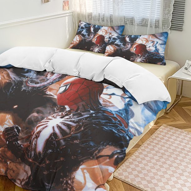 Venom Bedding Comforter Sets 3-Piece Bedding Set Soft Warm Bed Set for Bedroom All Season