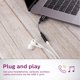 thumbnail image 5 of Adaptador dongle Philips de USB-C a conector de audífonos de 3.5 mm, 5 of 6