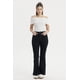 thumbnail image 4 of Jeans Mujer Flare Bolsiillos Negro, 4 of 4