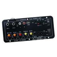 Magideal - Placa Amplificadora Amplificador De Subwoofer Fácil Instalación, Audio Estéreo 220V 12V 24V Módulo Hifi Audio Digital Para Altavoces De Coche De Audio