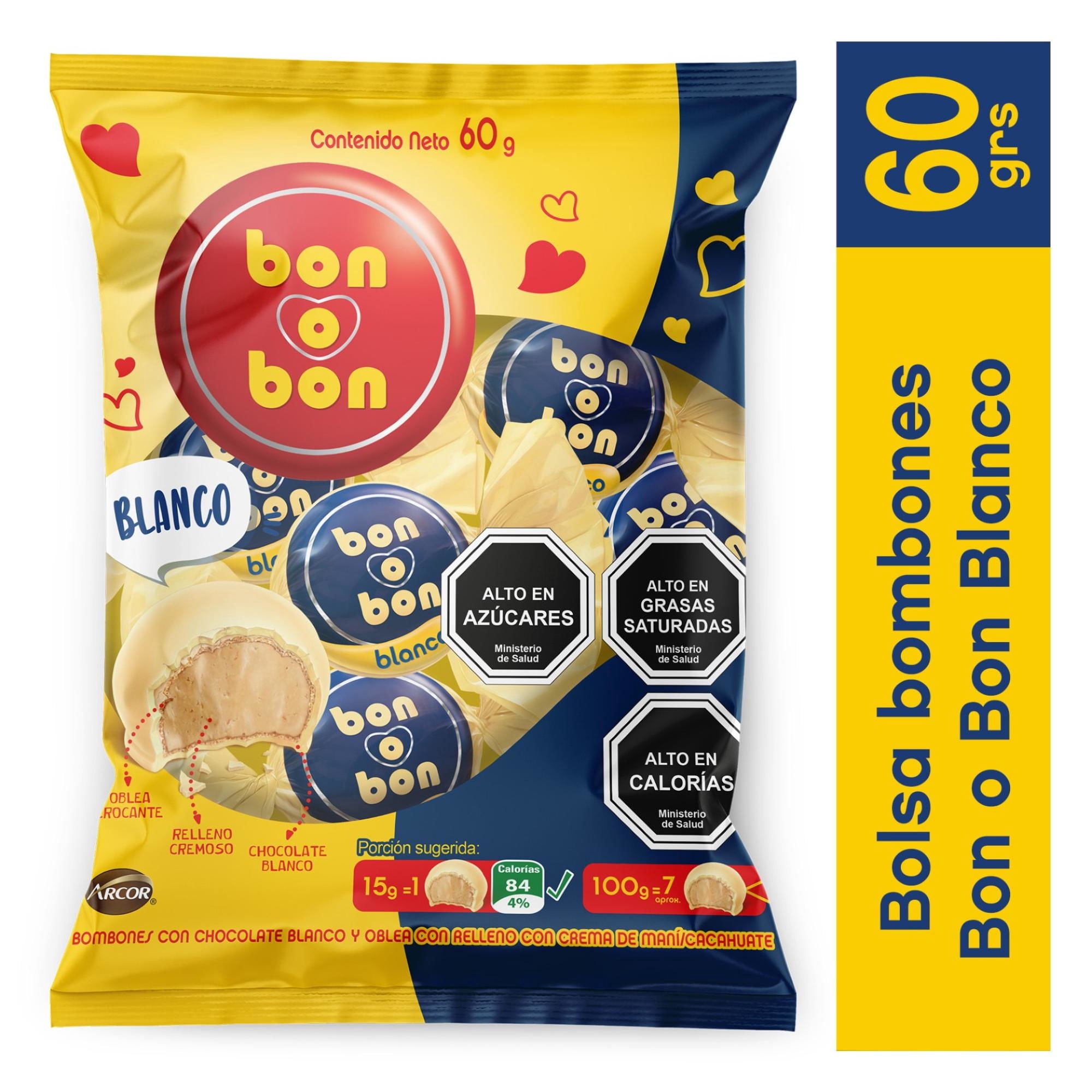 Bombones Bon O Bon Blanco 60 kg Bob