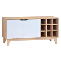 Mobikit - Rack Bar Kazan Carvalo/Blanco