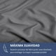 thumbnail image 3 of Sabanas Bajera 1,5 Plazas Gris Ultra Suave Hilos, 3 of 10