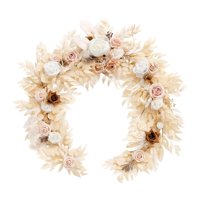 Magideal - Guirnalda De Flores Artificiales, Guirnalda Floral, Flores Artificiales Falsas, Guirnalda De Vegetación Para Decoración De Fondo De Pared De Cena De B Estilo D