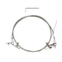 Magideal - Accesorios De Repuesto De Accesorios De Cable Kickdown Trenzado C6 Para Todos Los Ford