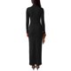 thumbnail image 3 of INSPIRE CHIC Vestido de Cuello Alto para Mujer Casual Fiesta Club Ajustado de Manga Larga Pequeño Negro, 3 of 5