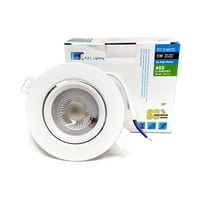 Teimporta - Lampara Foco Orientable Embutido Blanco 5W 400Lm 9,5Cm Fría Blanco