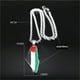 thumbnail image 3 of Collar PenPot con diseño de mapa de Palestina en acero inoxidable, 3 of 3