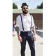 thumbnail image 5 of Sombrero Fedora GCFIYPP 59 cm Negro 1920s Disfraz Gatsby, 5 of 5