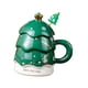 thumbnail image 4 of Taza De Café Con Diseño De árbol De Navidad, Tazas De Leche Para Regalo De Cumpleaños, Hogar, Oficina, Verde, 4 of 5