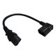 thumbnail image 4 of Cable De Extensión De Alimentación IEC 320 C14 Macho De ángulo Recto A C13 Hembra De 0,3 M, 4 of 5