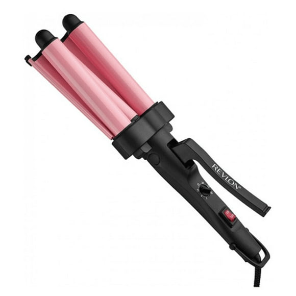 Ondulador Waver Jumbo De 3 Barriles Rosa