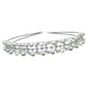 thumbnail image 4 of Rhinestone Nupcial Tiara Corona Diadema Tocado Para Novia Mujer Flor Niña Doble Capa, 4 of 5
