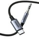 thumbnail image 2 of Cable Adaptador Jack 3.5mm/Usb-C +Chip M/M 1m Negro Ugreen Cm450, 2 of 2
