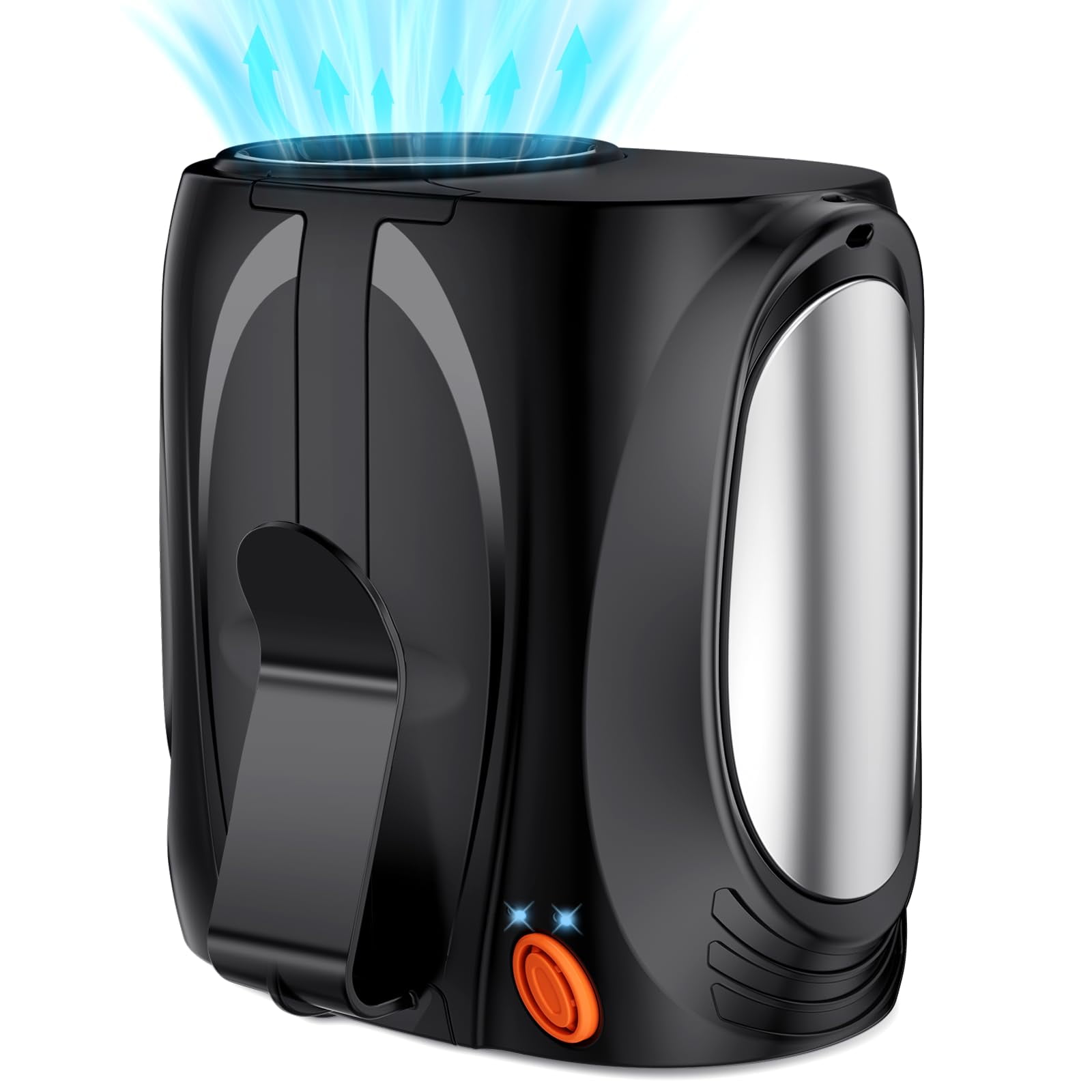 Ventilador De Cintura Portátil Tedajo Ai, Batería De 6 Velocidades, 16000 Rpm, 40 H