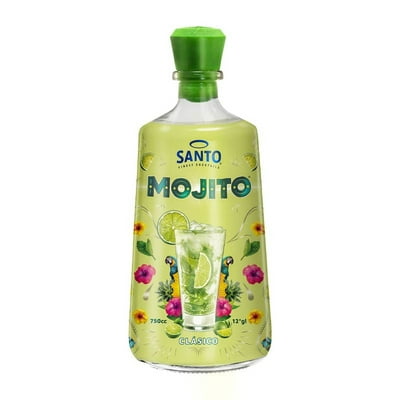 Cóctel Mojito Botella 750 Cc Santo Mojito