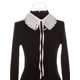 thumbnail image 2 of INSPIRE CHIC Cuello Falso Desmontable con Piedras de Estrás Pequeño Chal Mini Capa Collar Choker Collar Falso Peter Pan para Blusa de Mujer Talla Única Blanco-5, 2 of 5