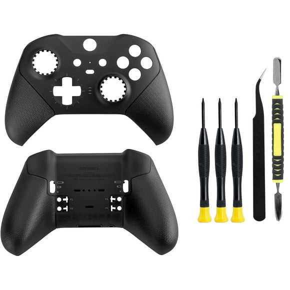 Kit de Reemplazo de Carcasa AARONMEI Xbox One Elite Series 2 Negro