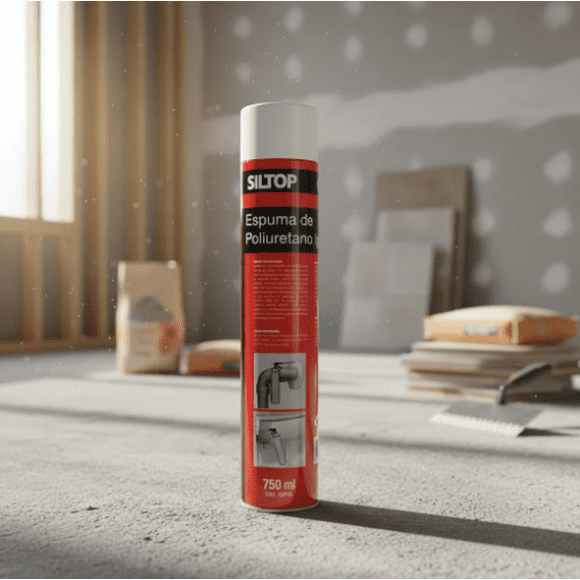 Espuma Expansiva Poliuretano 750 Ml. Ignifuga Siltop