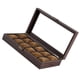 thumbnail image 3 of Caja De Almacenamiento Para Relojes, Decoración A Prueba De Polvo Para Hombres Y Mujeres, Organizador De Escaparate Con 12 Ranuras, 3 of 5