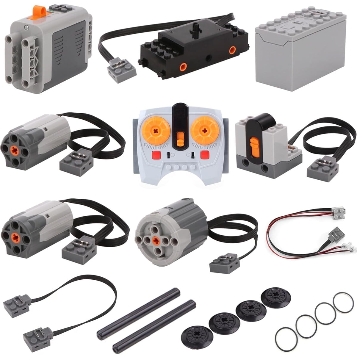 Power Function Compatible - Set Motor Power Function 16pcs Control Remoto Compatible