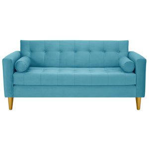 Bodevir - Sofa Retro 3C Felpa 01 Turquesa