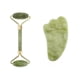 thumbnail image 1 of 2pcs/kit Gua Sha Massager For Face Care Jade Rollers Beauty Health Skin Scraping Chin Lifting Natural Stone Gouache Massage, 1 of 3