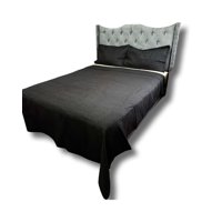 Iiimussa - Cobertor Quilt De Lujo Verano Plaza Y Media Negro