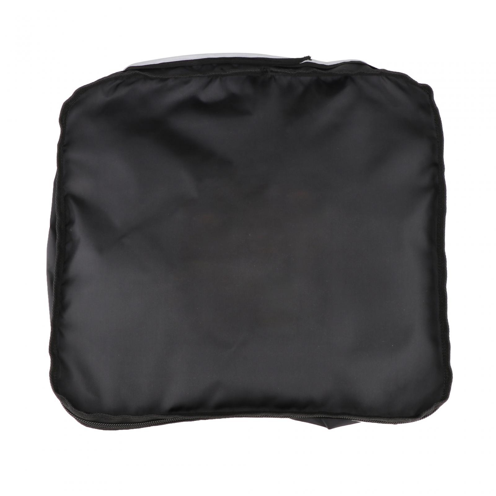 Magideal - Funda Para Cesta Delantera De Bicicleta, Cubierta Para Lluvia Con Cuerda De Sujeción, Red De Protección Impermeable Para Interior De Bicicleta, Red De Negro Con Correa