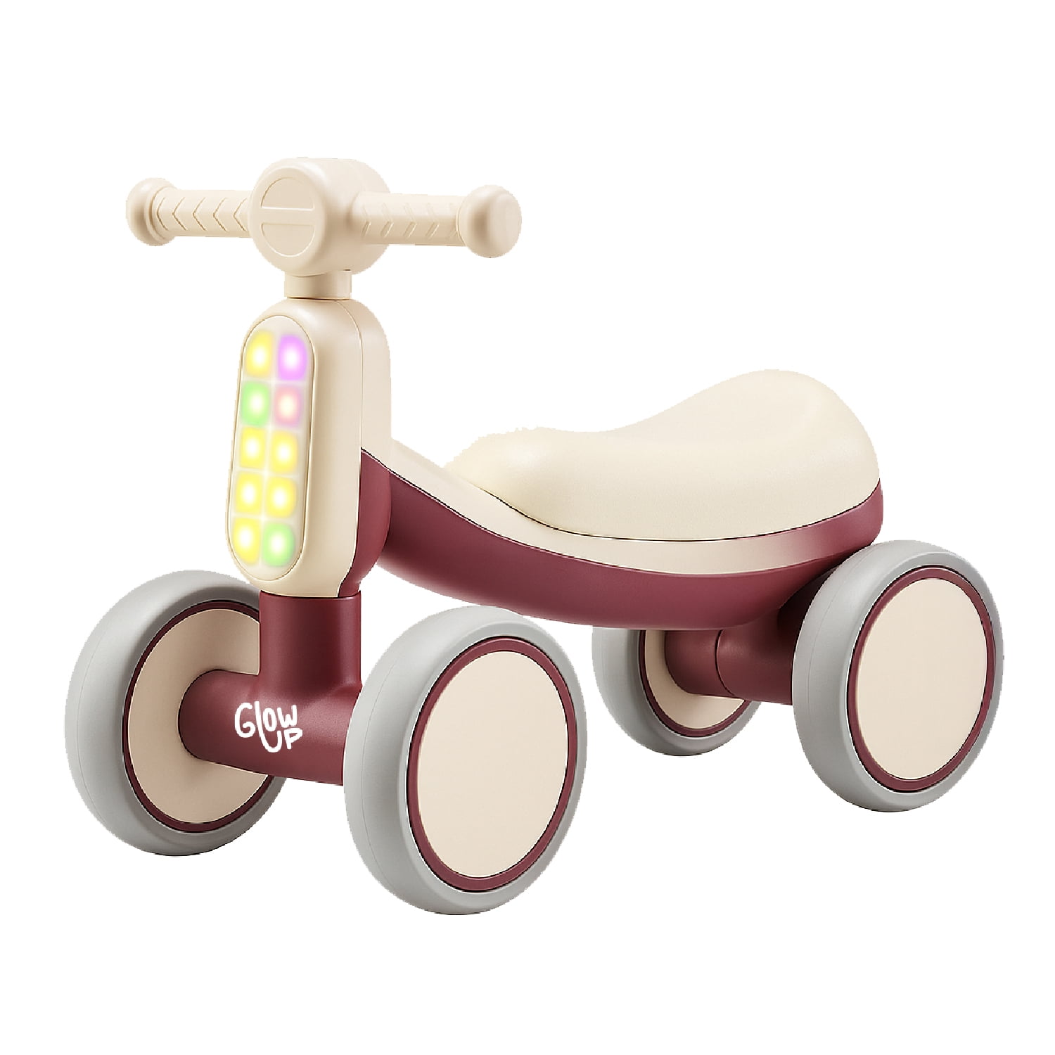 Triciclo Infantil Con Luz Y Sonido Bambi Café Glowup