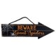thumbnail image 1 of Letrero colgante de Halloween Decoration DII Beware Giant Spiders, 1 of 4