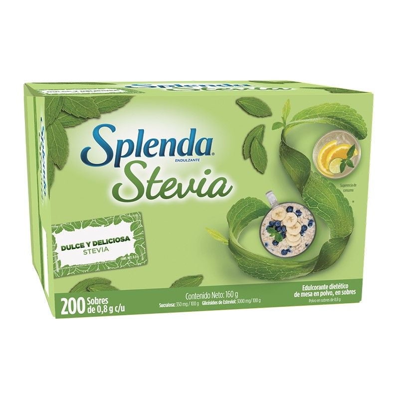 Endulzante Polvo Sucralosa Caja 200 unidades Splenda