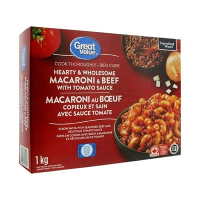 Macarrones Con Carne Familiar 1 Kg Great Value