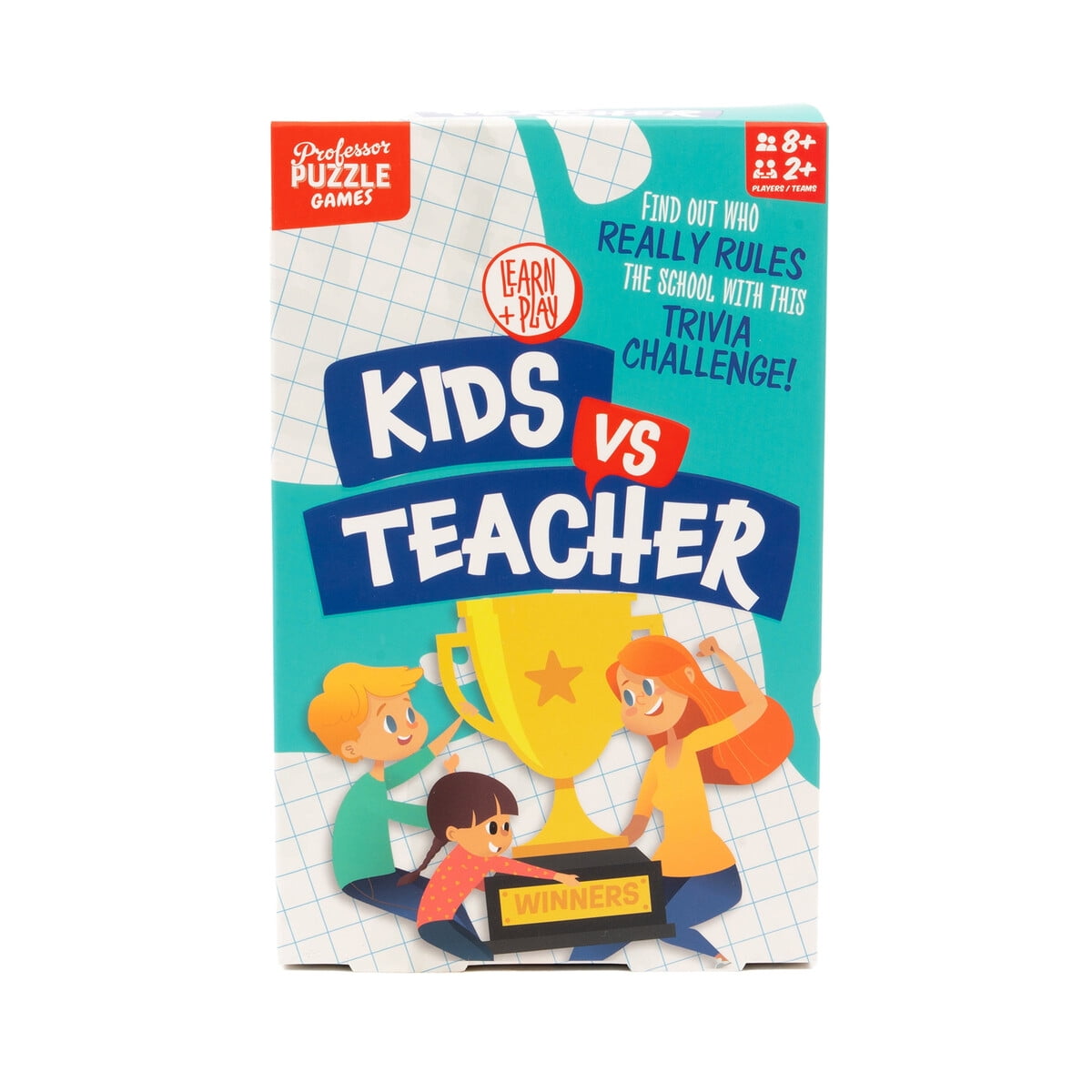Juego Cartas Trivia Educativa Professor Puzzle Kids Vs Teachers 100