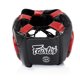 thumbnail image 5 of Casco de boxeo Fairtex HG13 de piel auténtica, negro/rojo, 5 of 6