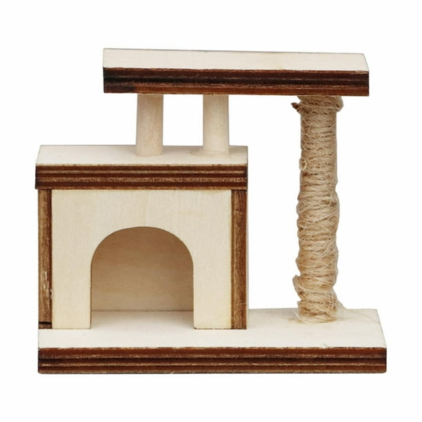 Marco De Escalada Para Gato, Casa De Mu?ecas, Para Estación De Ferrocarril, Modelo De Tren, Mesa De Arena, 6,5 Cm X 3,5 Cm X 5,5 Cm, 1/12