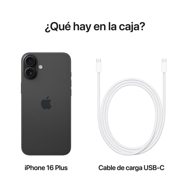 iPhone 16 Plus 5G 256GB Negro | Lider