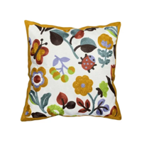 Genérico - Pack De 4 Fundas Para Cojines Sin Relleno Con Diseños Bordados Multicolores