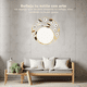 thumbnail image 3 of Espejo Decorativo Flores Y Hojas Amsterdam, 3 of 5