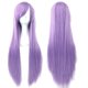 thumbnail image 1 of suxuMhao Pelucas - 1 Pieza Peluca de Cabello Morado, Peluca con Diadema, Pelucas Estilo de Cabello Humano, Peluca sin Pegamento y Pelucas Sintéticas, 31.5 IN (80CM) de Largo, Fácil de Usar para, 1 of 2