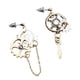 thumbnail image 1 of Pendientes Steampunk Asimétricos Cuelga Ear Studs Charms Wedding Club Tipo 1, 1 of 2