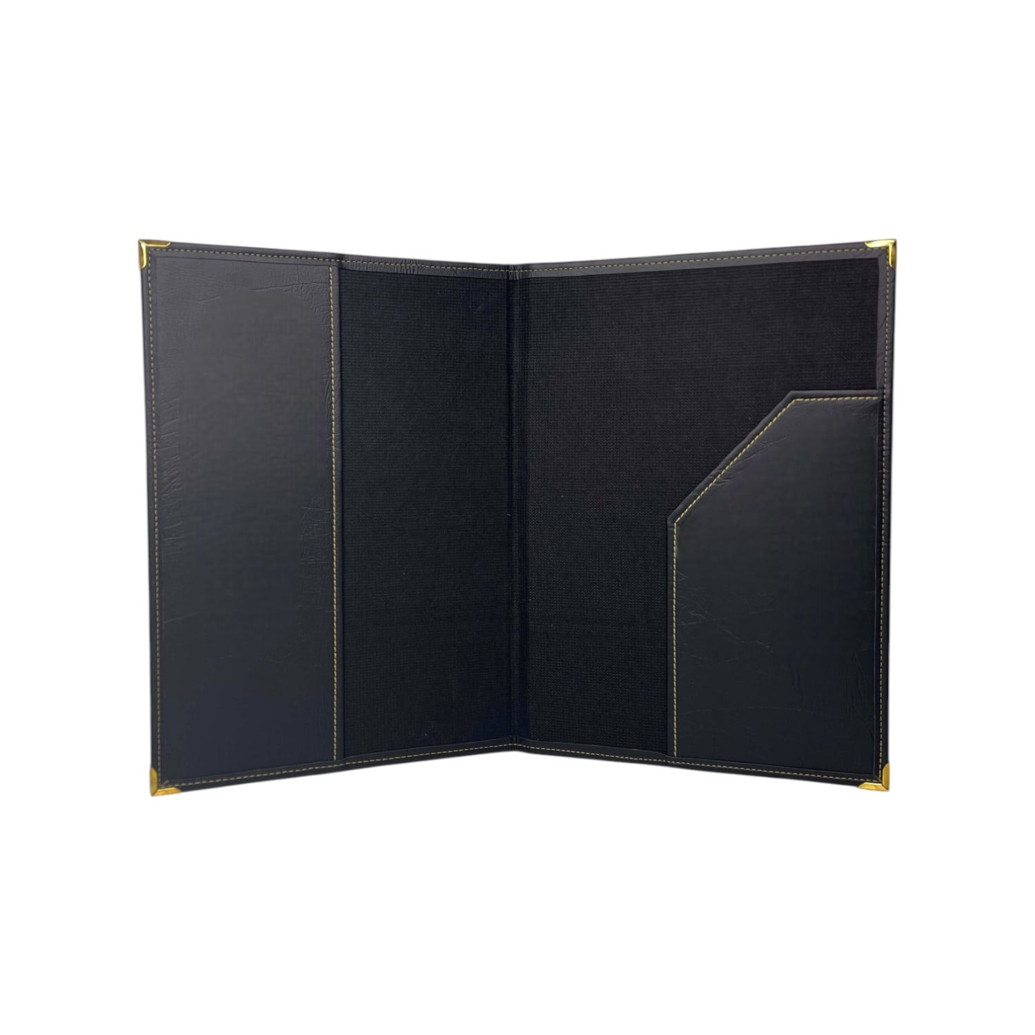 Carpeta De Ecocuero Negro Tratur