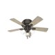 thumbnail image 1 of Ventilador de techo Hunter Crestfield 42" LED de perfil bajo, bronce, 1 of 9