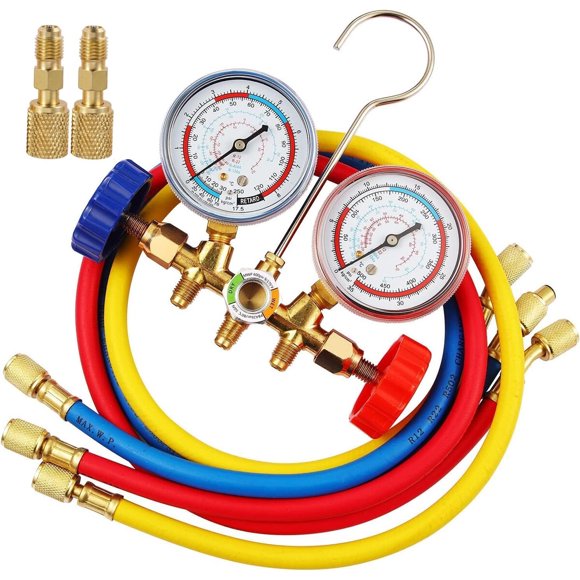 Manifold Oralys R410A 3 Vías con Mangueras de 3 ft
