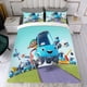 thumbnail image 4 of Mojo Swoptops Conjunto de sábanas temático, trío de piezas, cómodo y amigable con la piel, diseño único, regalo de decoración para el hogar para familiares, amigos y fans,173cm *218cm, 4 of 6