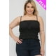 thumbnail image 1 of Top Corto Fruncido con Capas de Talla Grande, 1 of 5