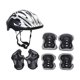 thumbnail image 5 of Casco De Bicicleta Para Ni?os Casco De Patinaje Sobre Ruedas Para Ciclismo Patín De Ruedas Multideportivo Plata Negro, 5 of 5