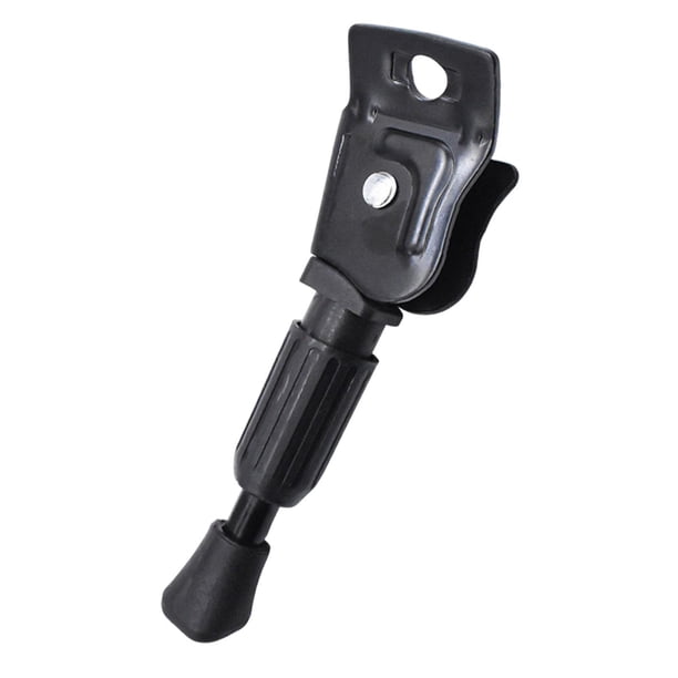 Soporte de pata de cabra de una sola pierna telescópico Universal ajustable almacenamiento de estacionamiento de ciclismo soporte de motocicleta , para rueda de 12 pulgadas